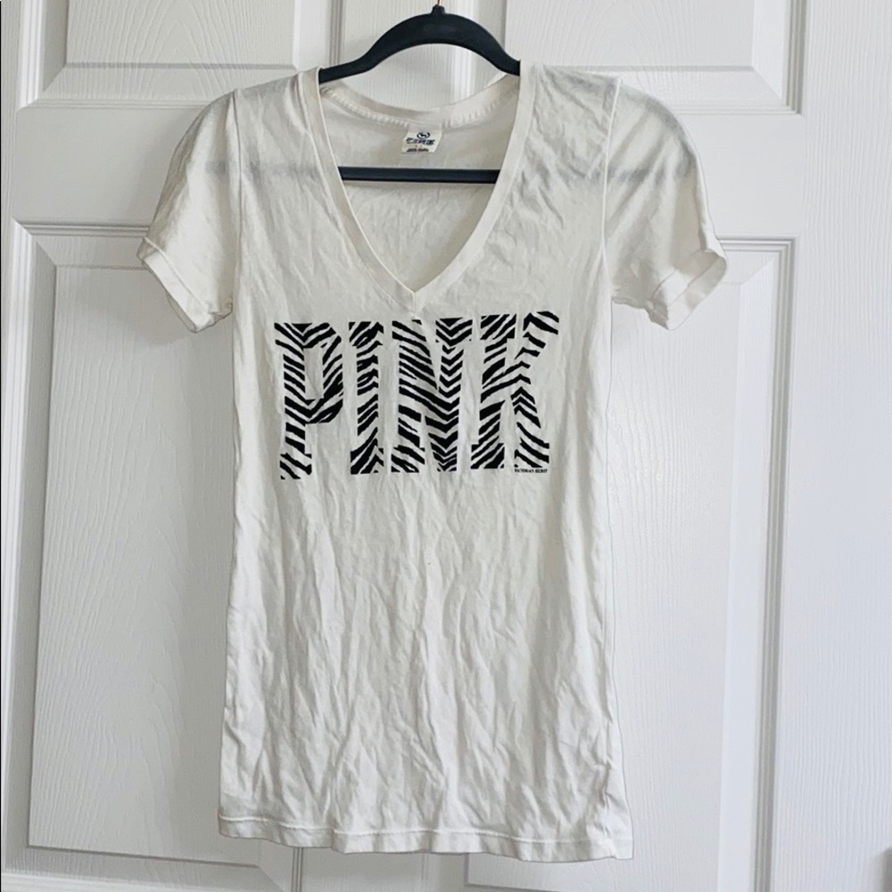 PINK V-Neck Tee